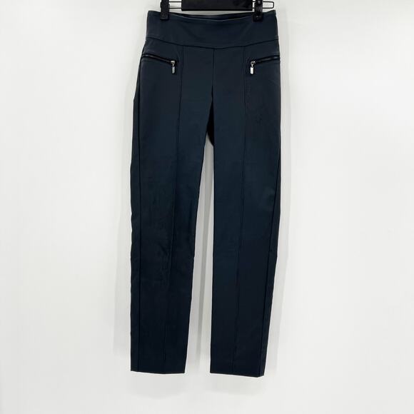 Urban Outfitters Black Faux Leather Flare Pants 2‎ - Picture 1 of 5